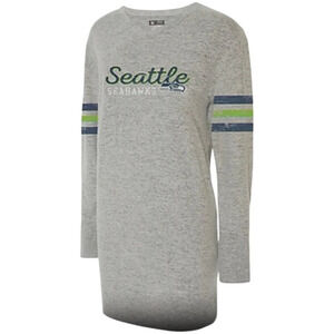 NFL Women's Sweater Knit Long Sleeve Tunic SeaHawks - Regular